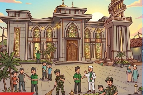 Bakti Sosial dan Kerja Bakti GP Ansor